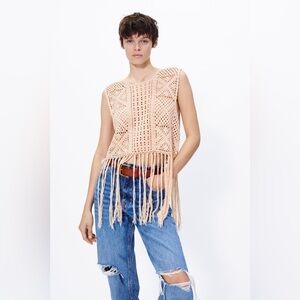 Zara Crochet Top